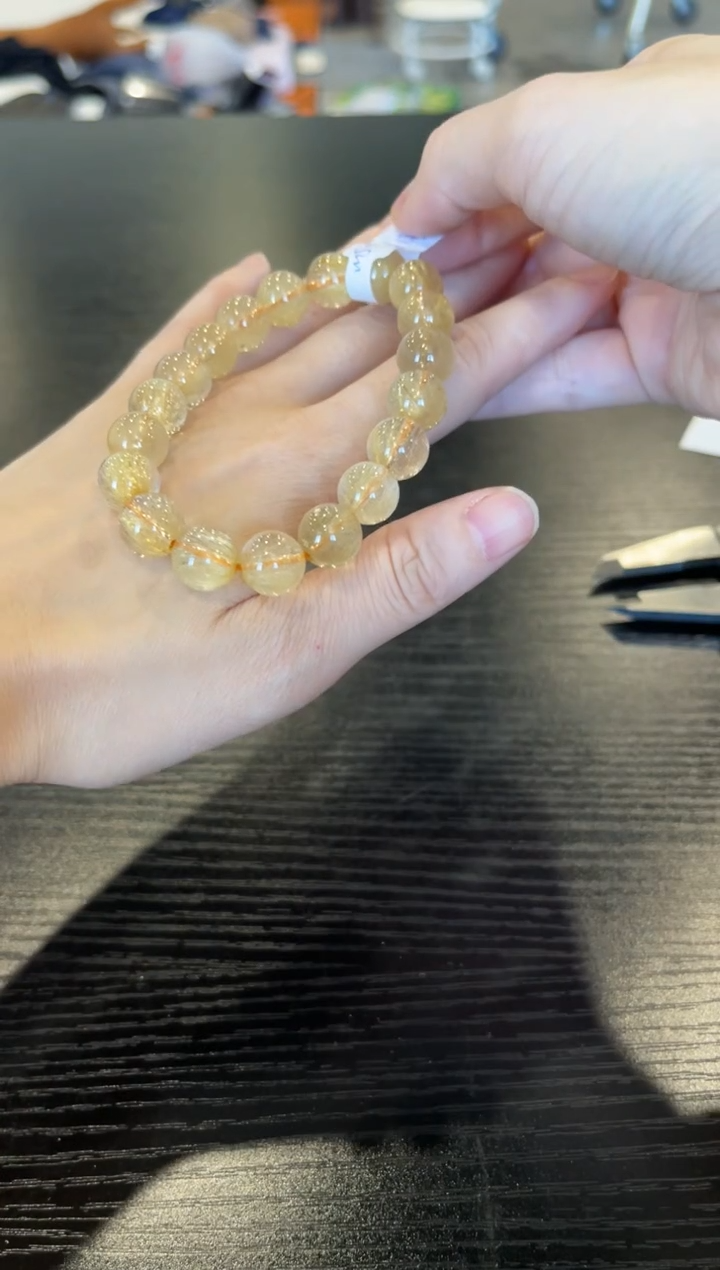 水晶手链未镶嵌J511   10.5-11m左右