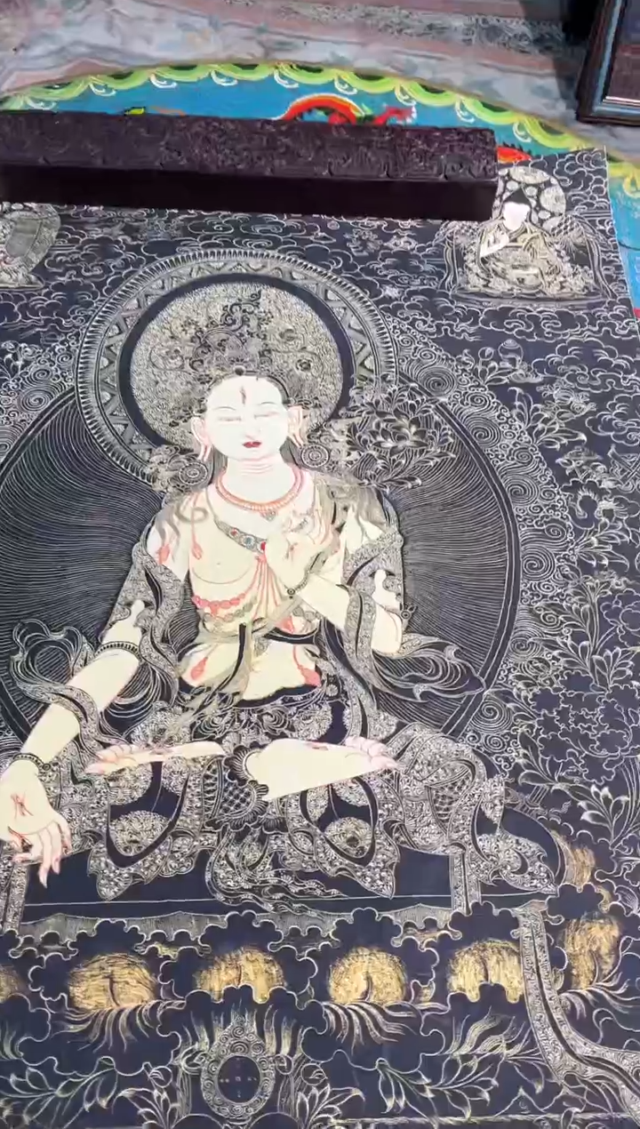 卷轴画天天的唐卡tk160