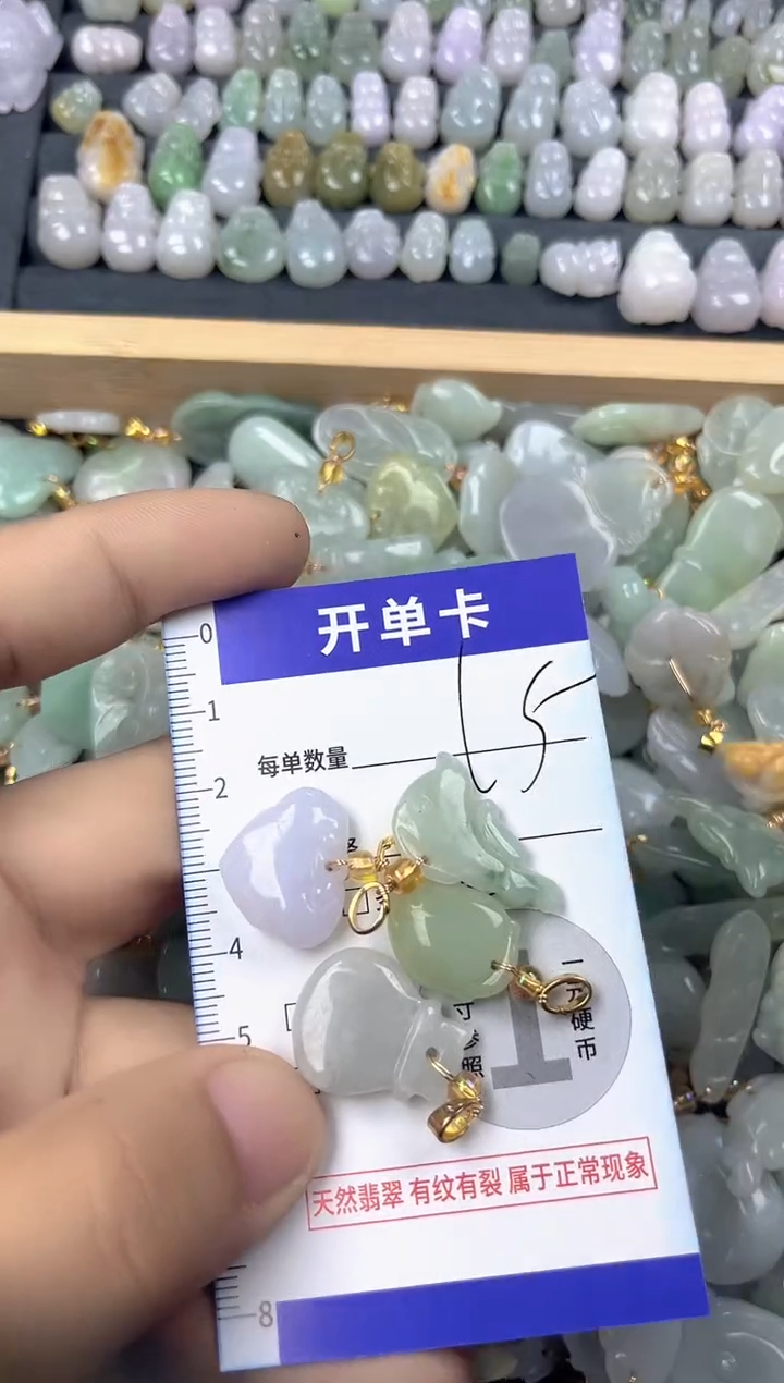 颈饰未镶嵌翡翠天然A货翡翠