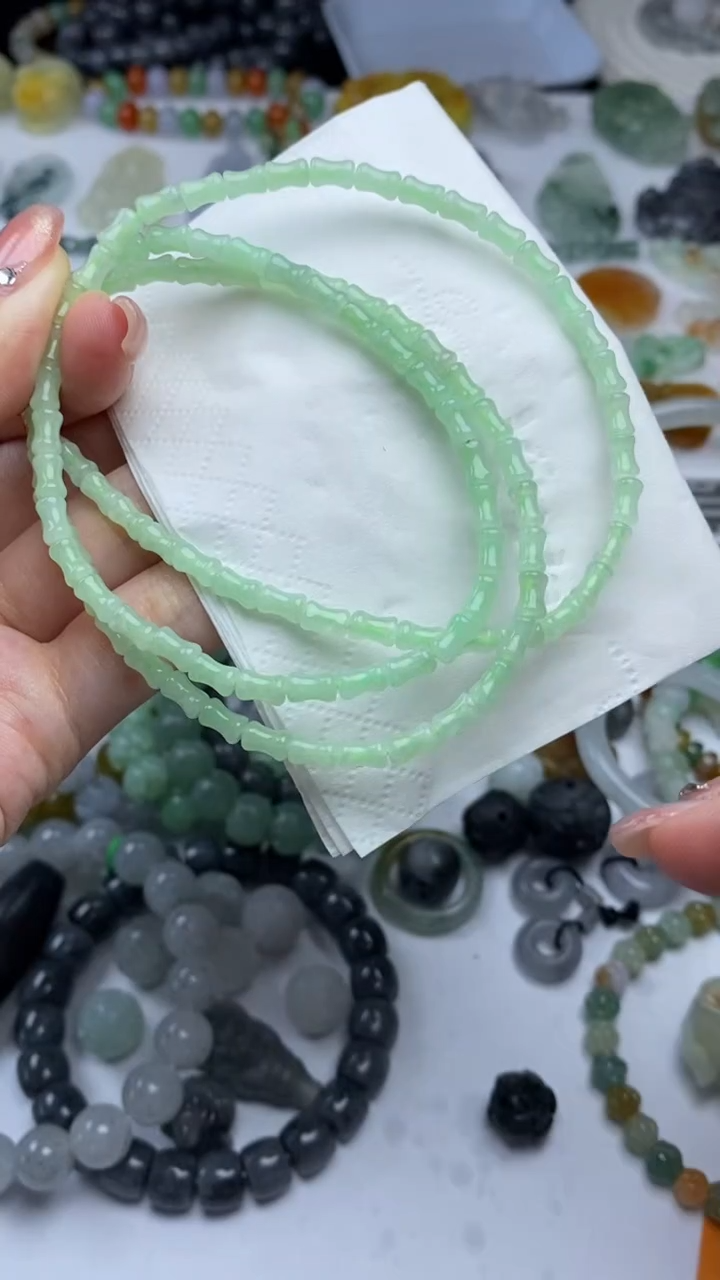 未镶嵌定制翡翠毛货定制不退不换