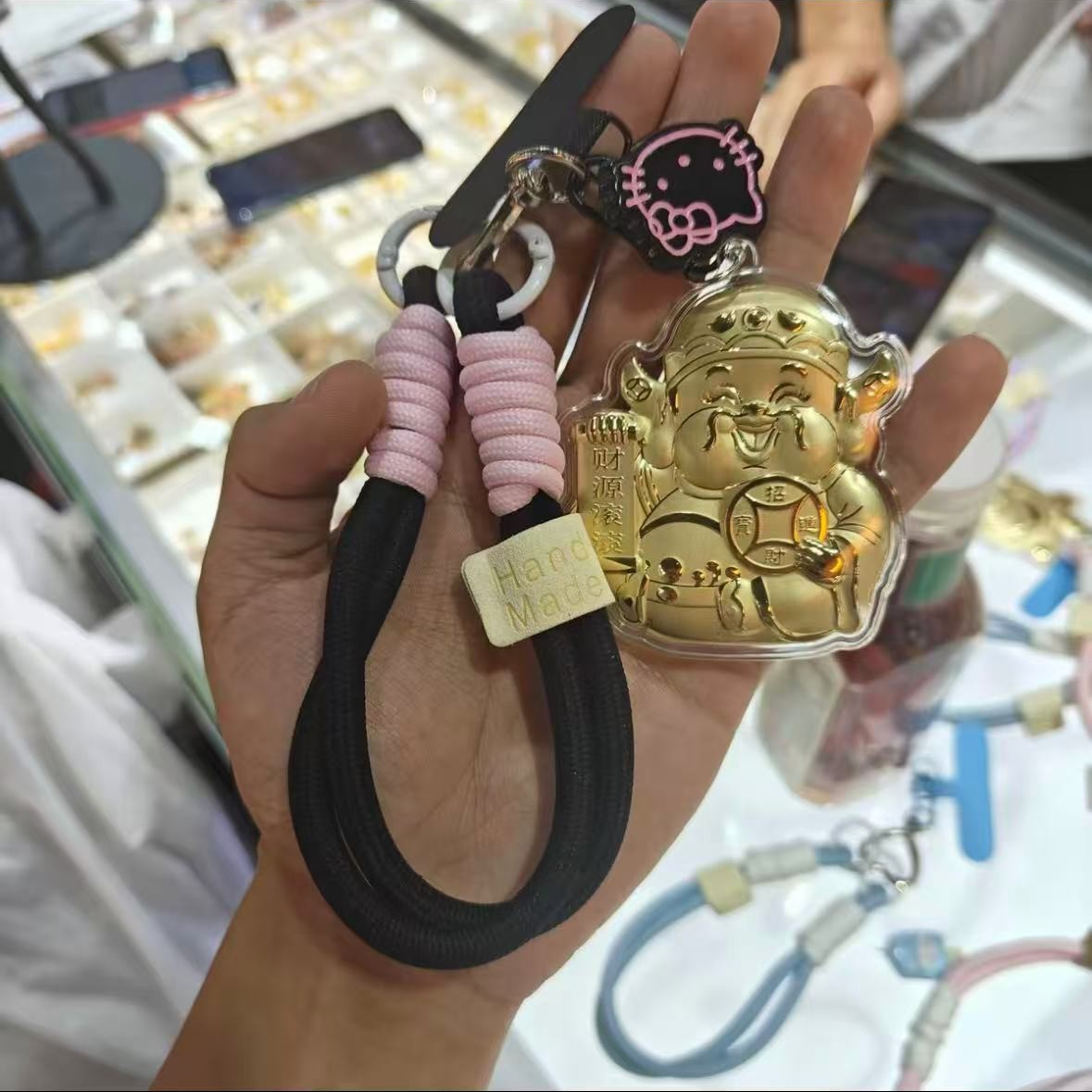 深圳水贝财爷爷挂饰手机挂包包挂男朋友礼物精致2026年新款
