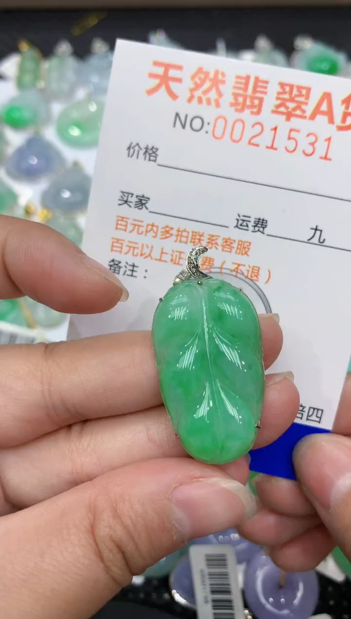 【闪购商品】翡翠颈饰18K金镶嵌111111111111