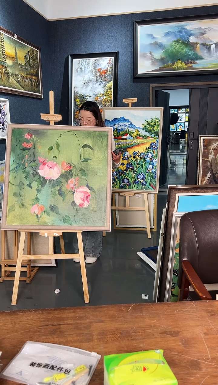 【闪购商品】油画41号 80*80 花-手绘油画