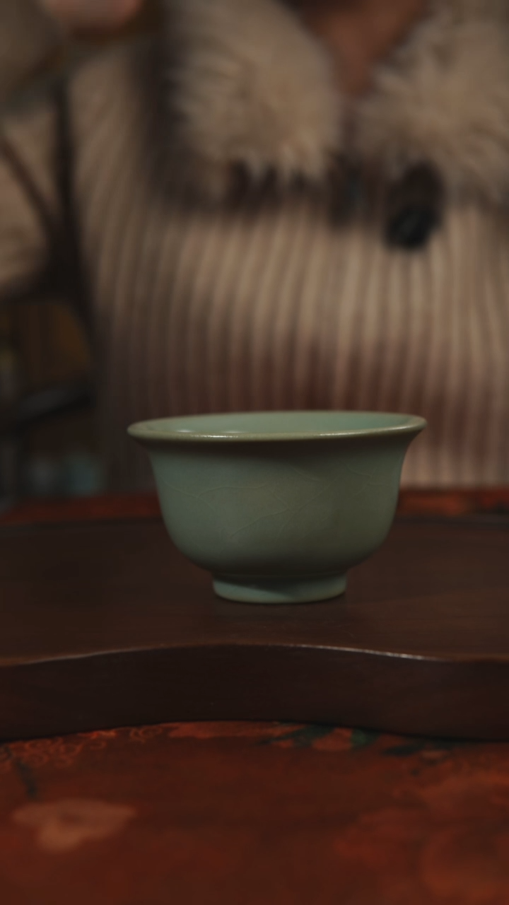 杯子瓷汝州原产地原矿仿古老釉q