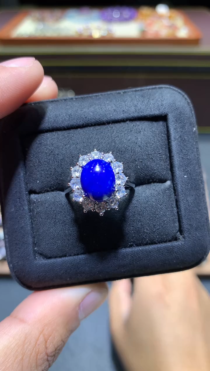 【闪购商品】青金石戒指未镶嵌T106【多样性发其一】