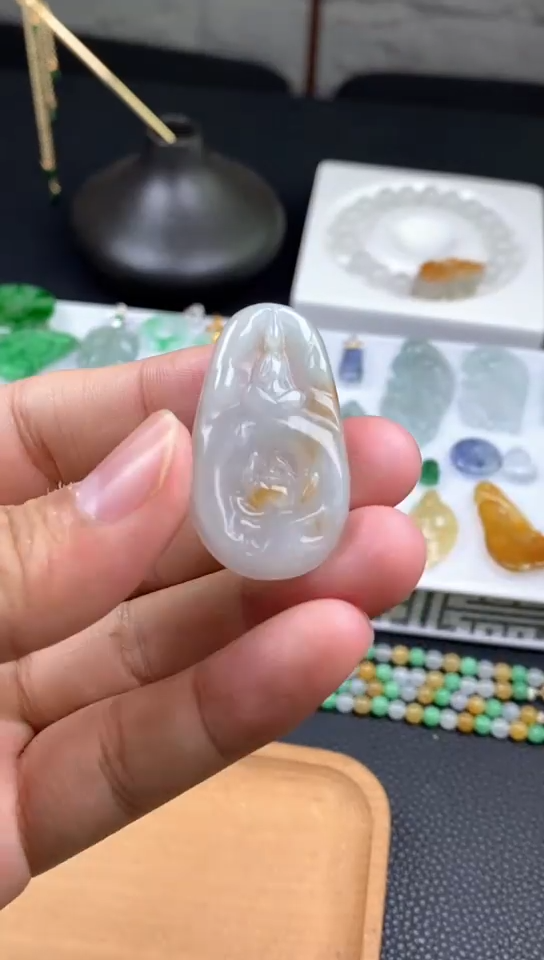 颈饰未镶嵌翡翠翡翠观音