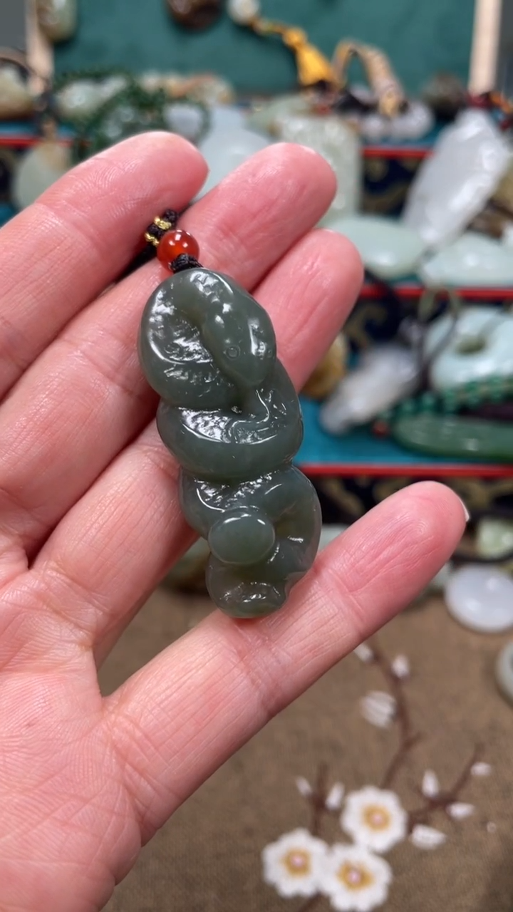 未镶嵌和田玉挂件0014