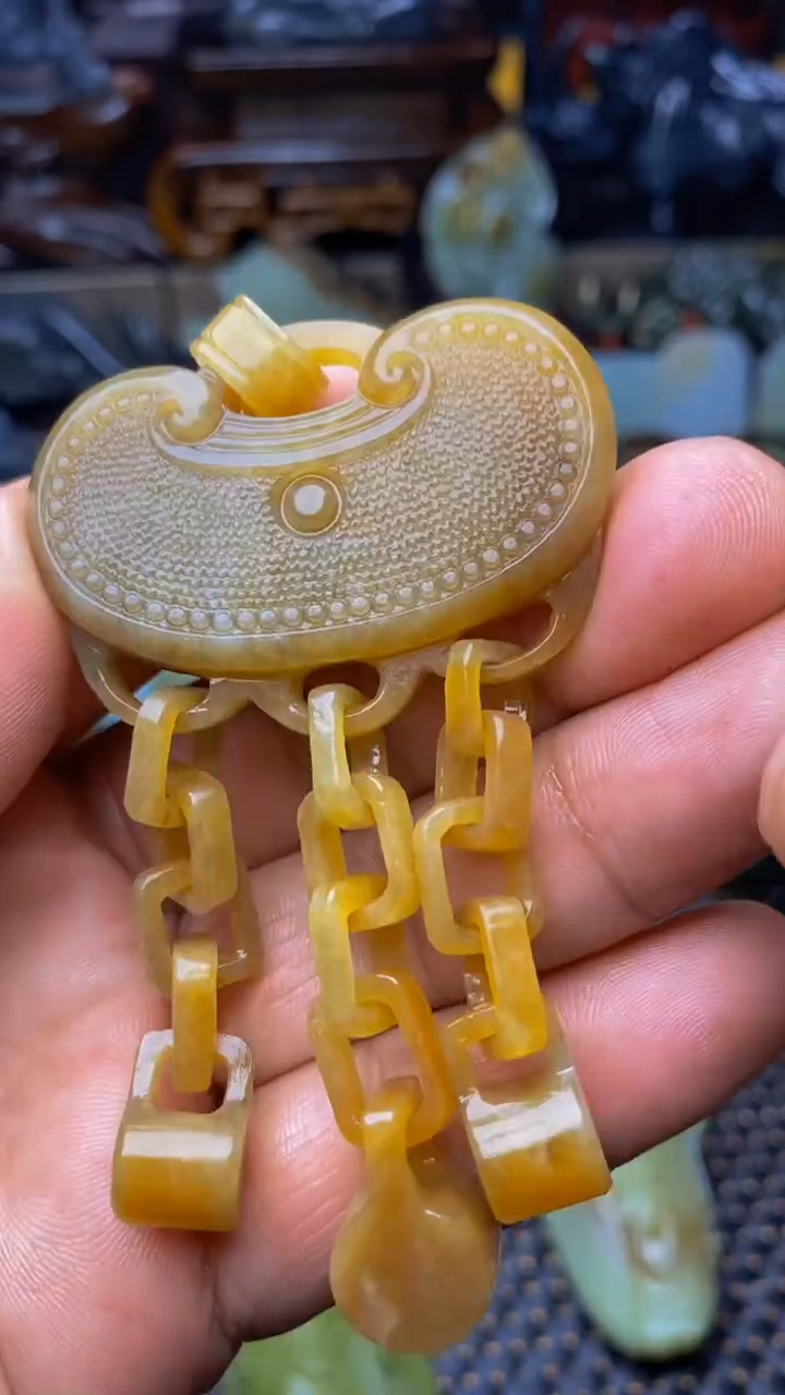 【闪购商品】和田玉挂件未镶嵌1