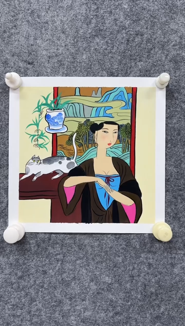 国画DH-NZS老师绘画作品