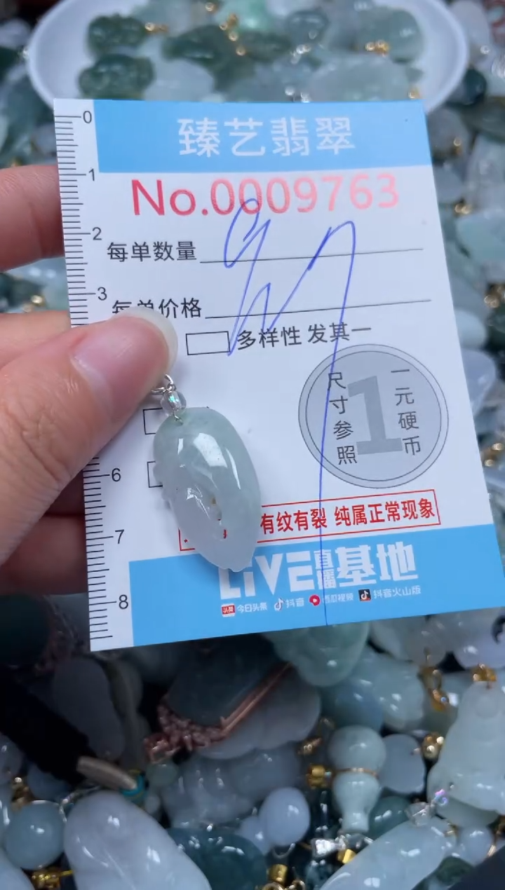 颈饰未镶嵌翡翠9763