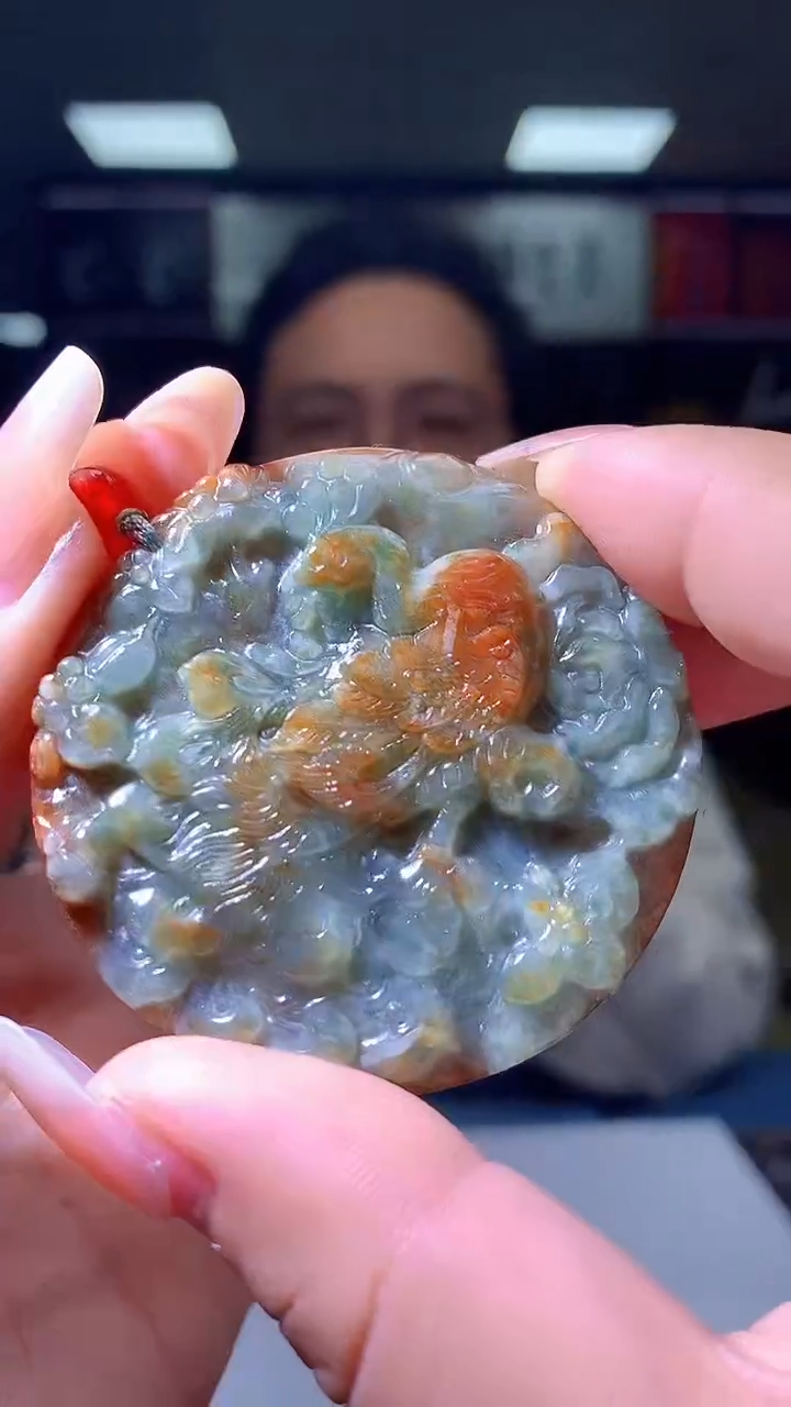 【闪购商品】翡翠颈饰未镶嵌1080xx-jj挂件6