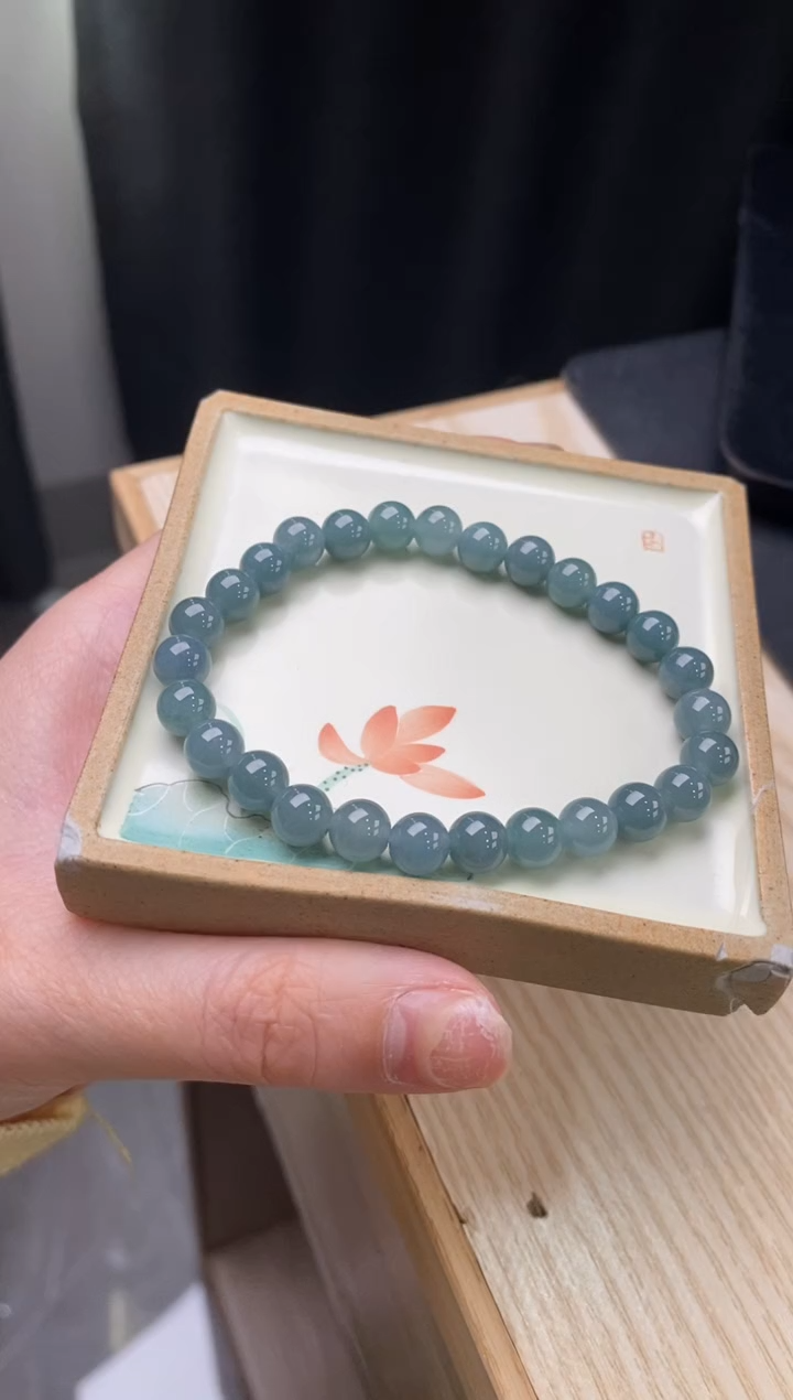 【闪购商品】翡翠手链未镶嵌天然翡翠手串2410