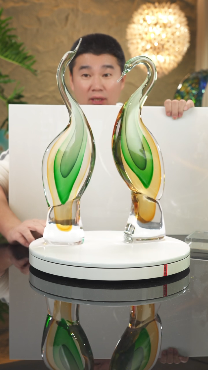 【闪购商品】摆件福利设计款鹤摆件一对