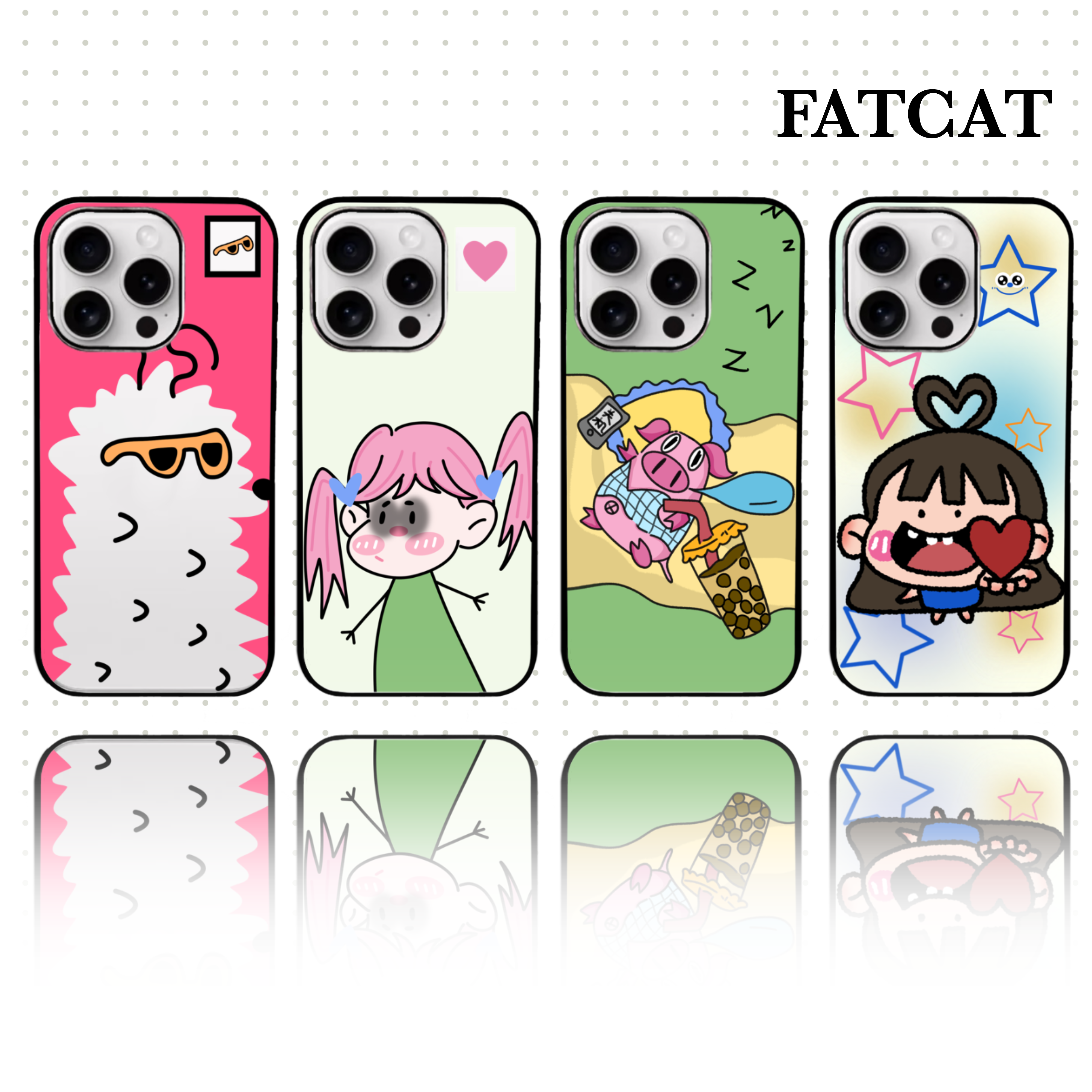 MINICASE | 趣味卡通创意手机壳 适用苹果 Iphone16/15/14/13系列