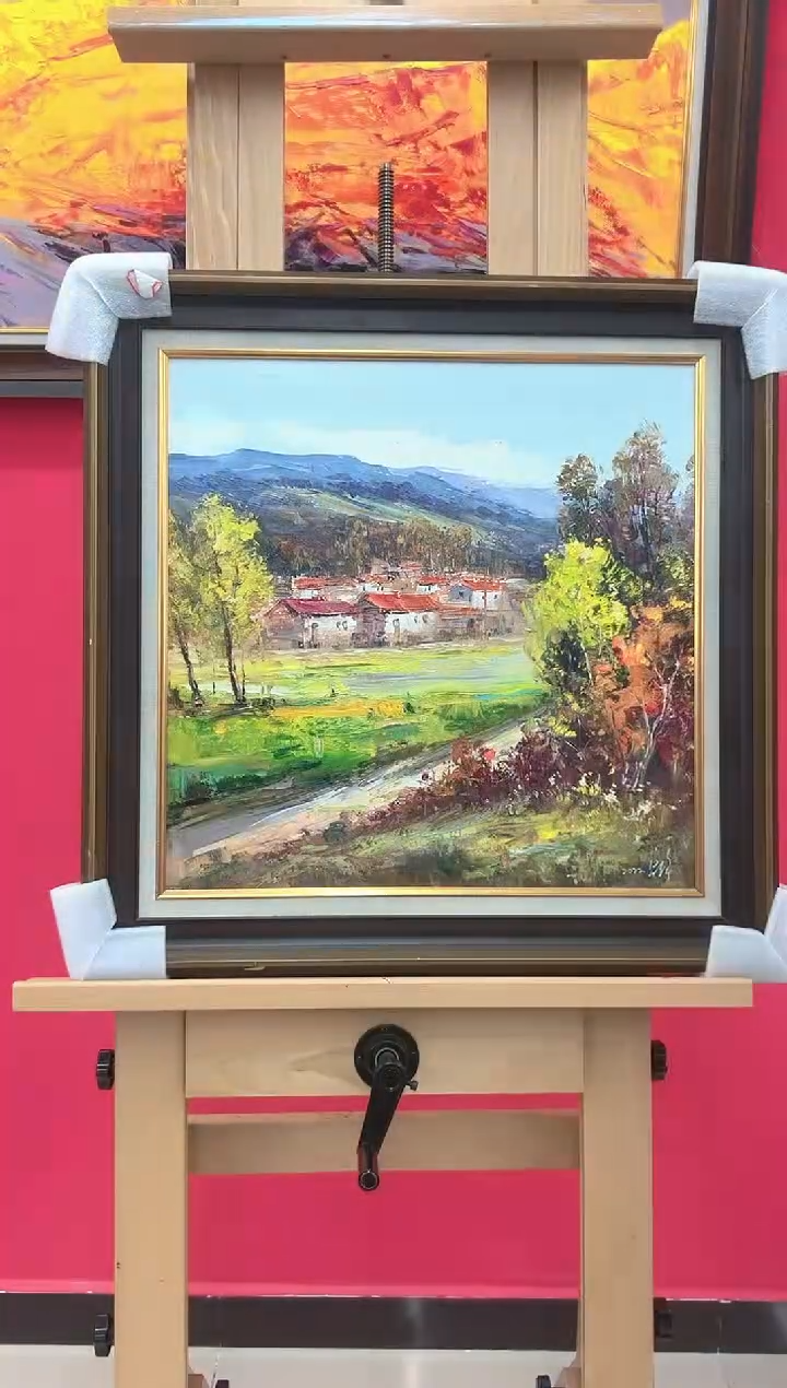 【闪购商品】绘画梁静-50*50-风景油画