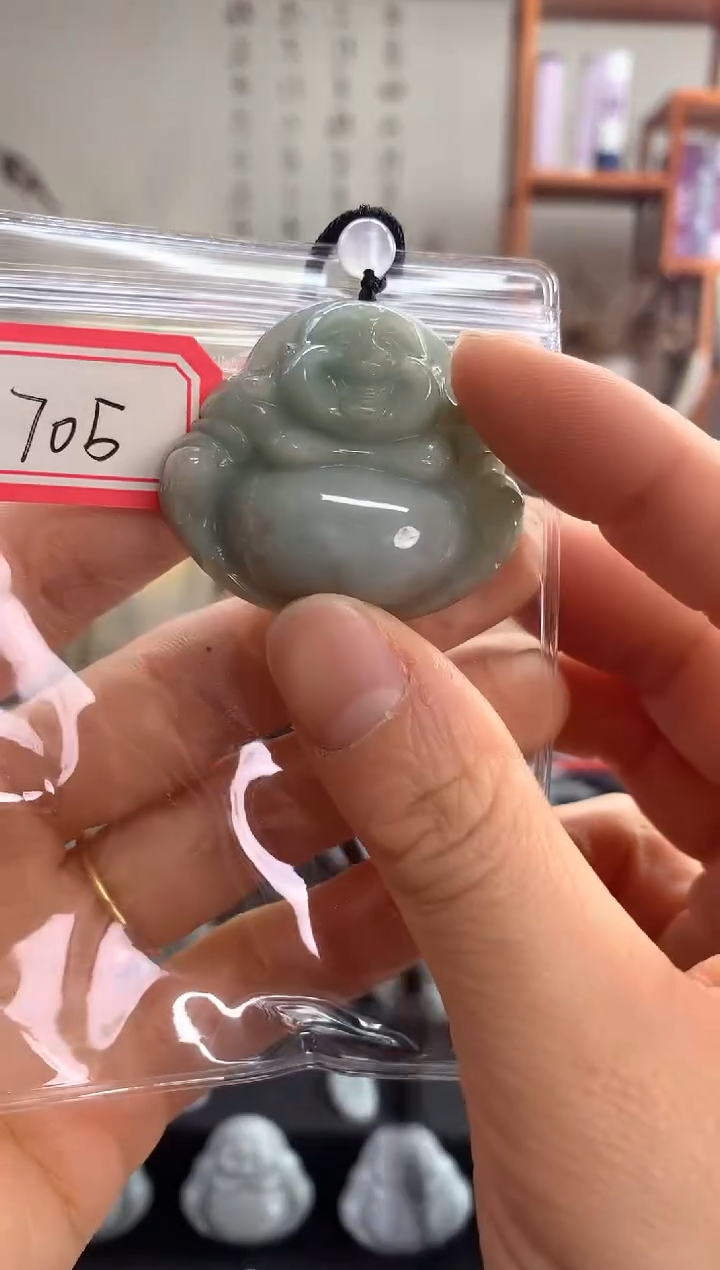 【闪购商品】翡翠颈饰未镶嵌佛公705