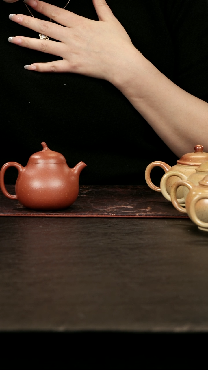 茶壶紫砂红降坡茄瓜150cc
