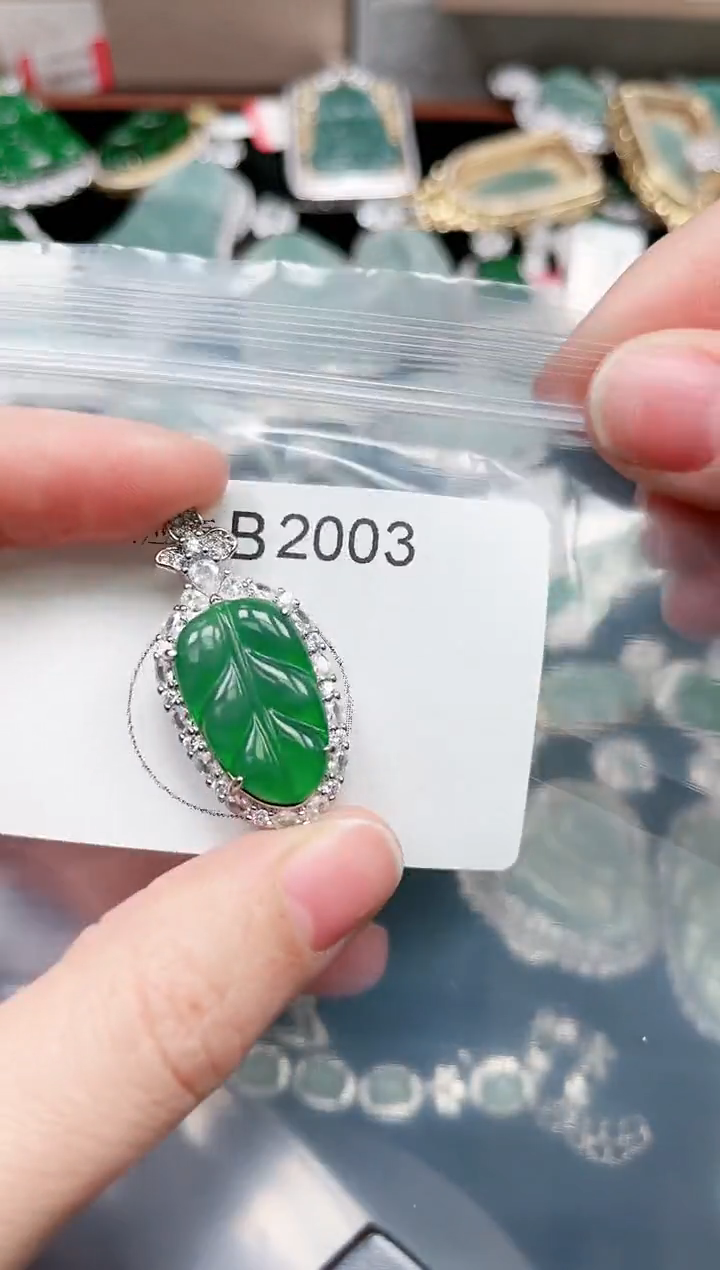 【闪购商品】翡翠颈饰未镶嵌2003赠皮绳