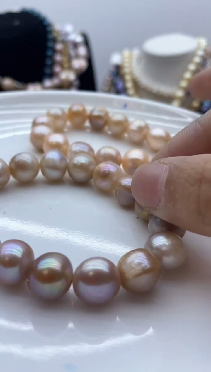 淡水珍珠钛钢颈饰99