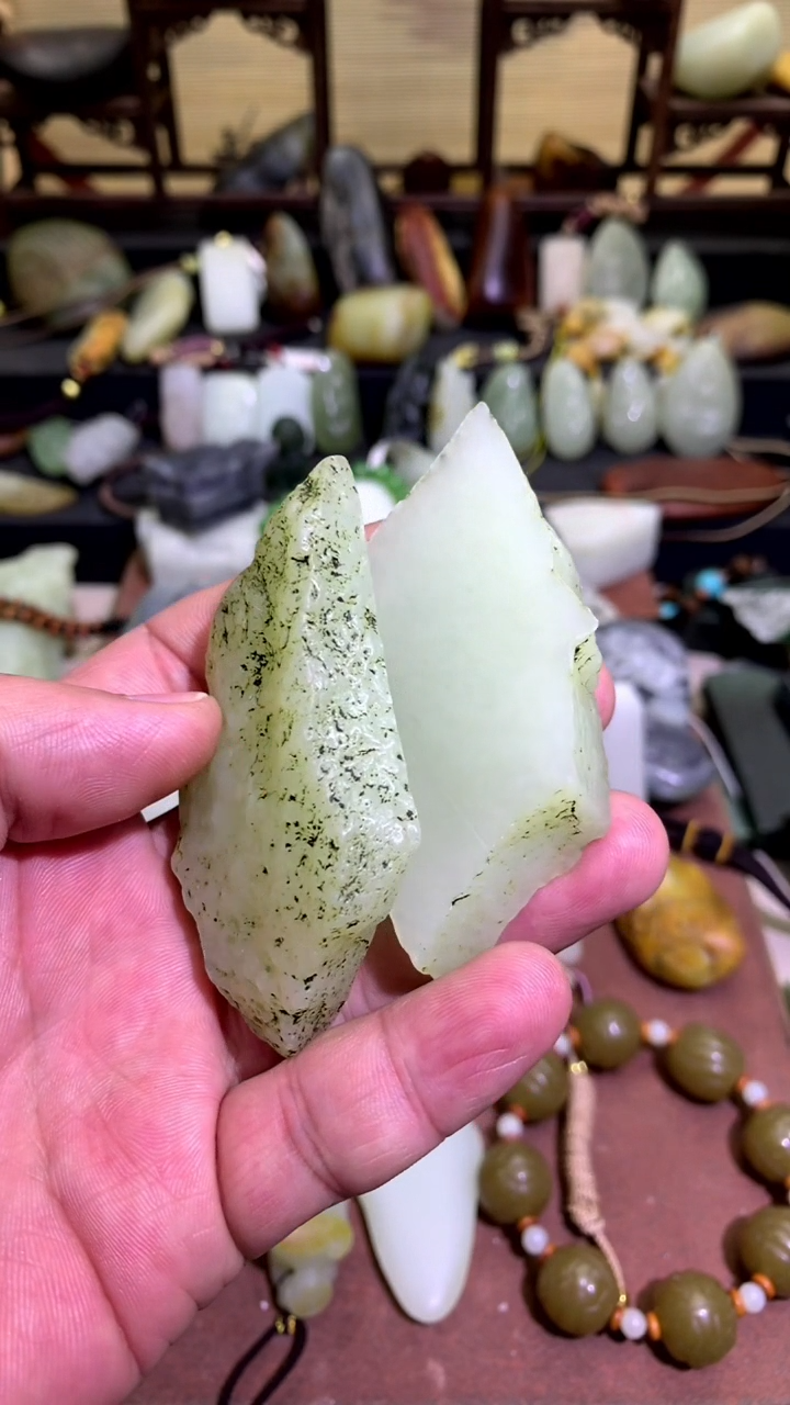 【闪购商品】和田玉颈饰未镶嵌新疆戈壁料切片发一