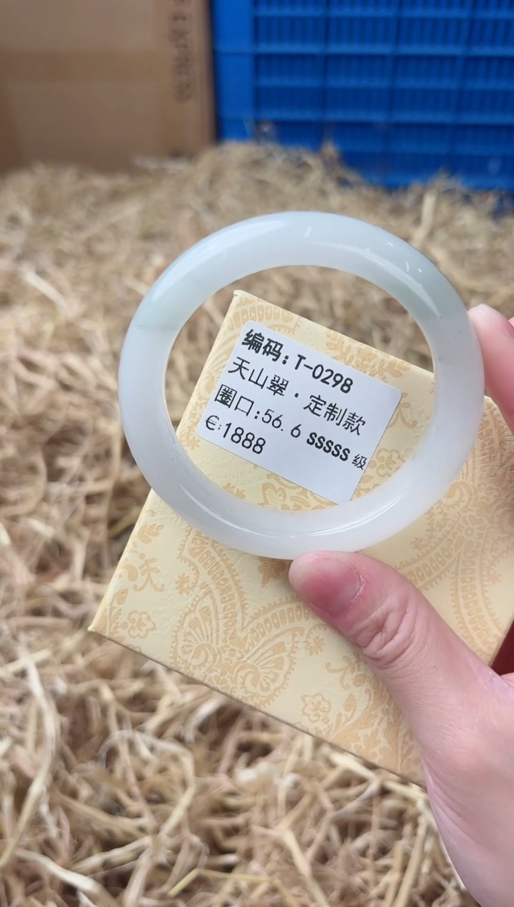 未镶嵌手镯石英质玉T-0298