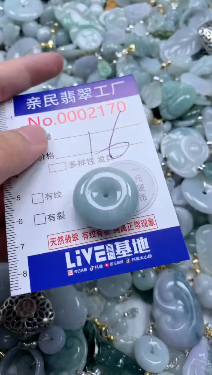 翡翠未镶嵌吊坠(不含链)2170