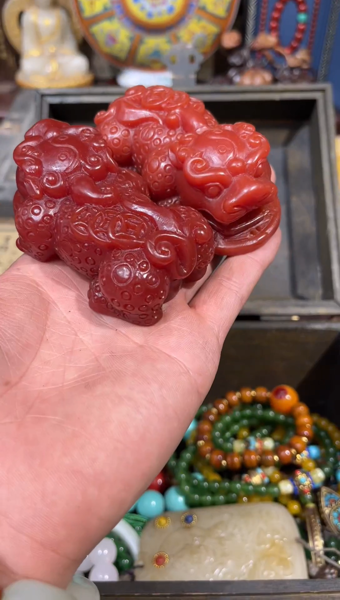 【闪购商品】蜜蜡裸石未镶嵌58庞庞庞庞庞庞庞庞一对