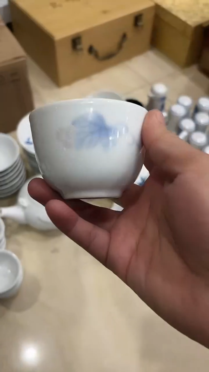 根**原湖南醴陵釉下五彩陶瓷