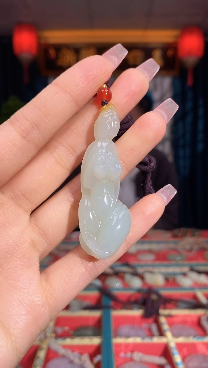 【闪购商品】和田玉颈饰未镶嵌玉美人