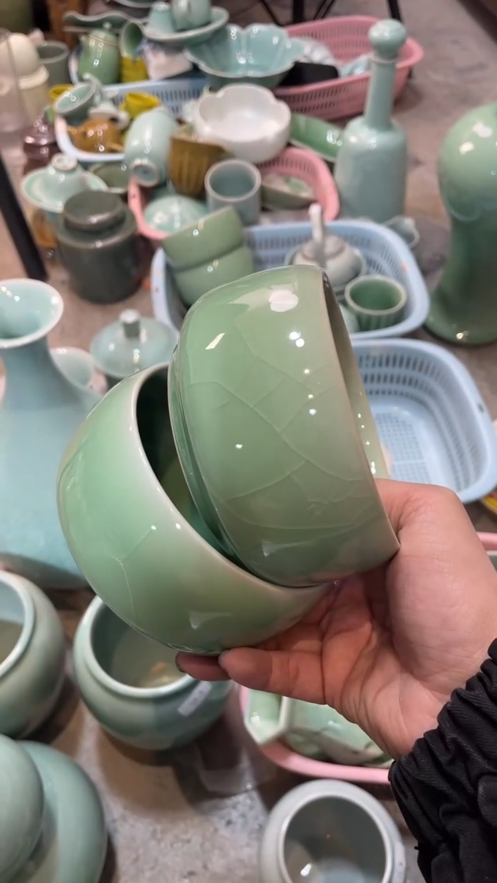 【闪购商品】2个 特价福利 微瑕 慧仙青瓷