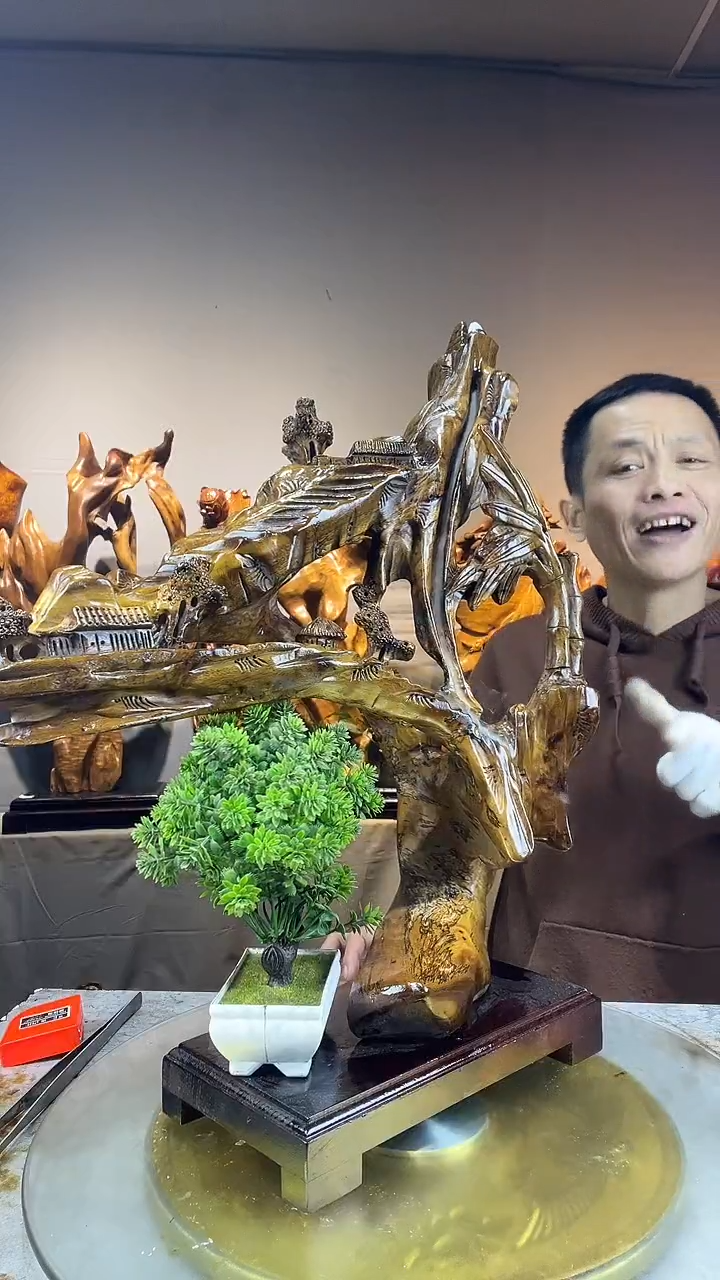 金丝楠用****1小叶桢楠随行摆件38