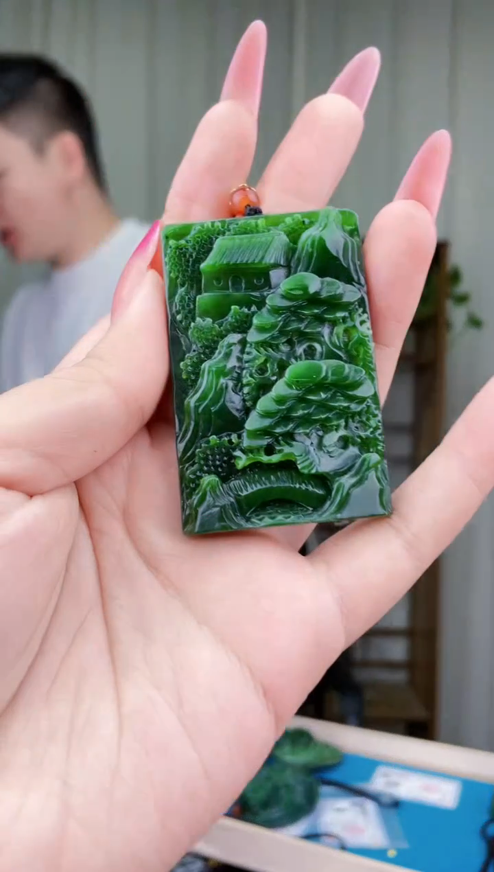 和田玉未镶嵌挂件拍一发一，多样性发货！