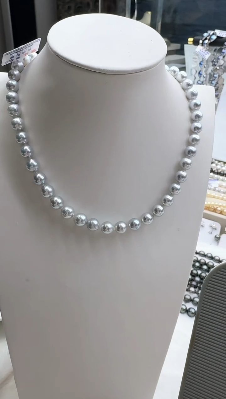 【闪购商品】海水珍珠颈饰银S925镶嵌清货