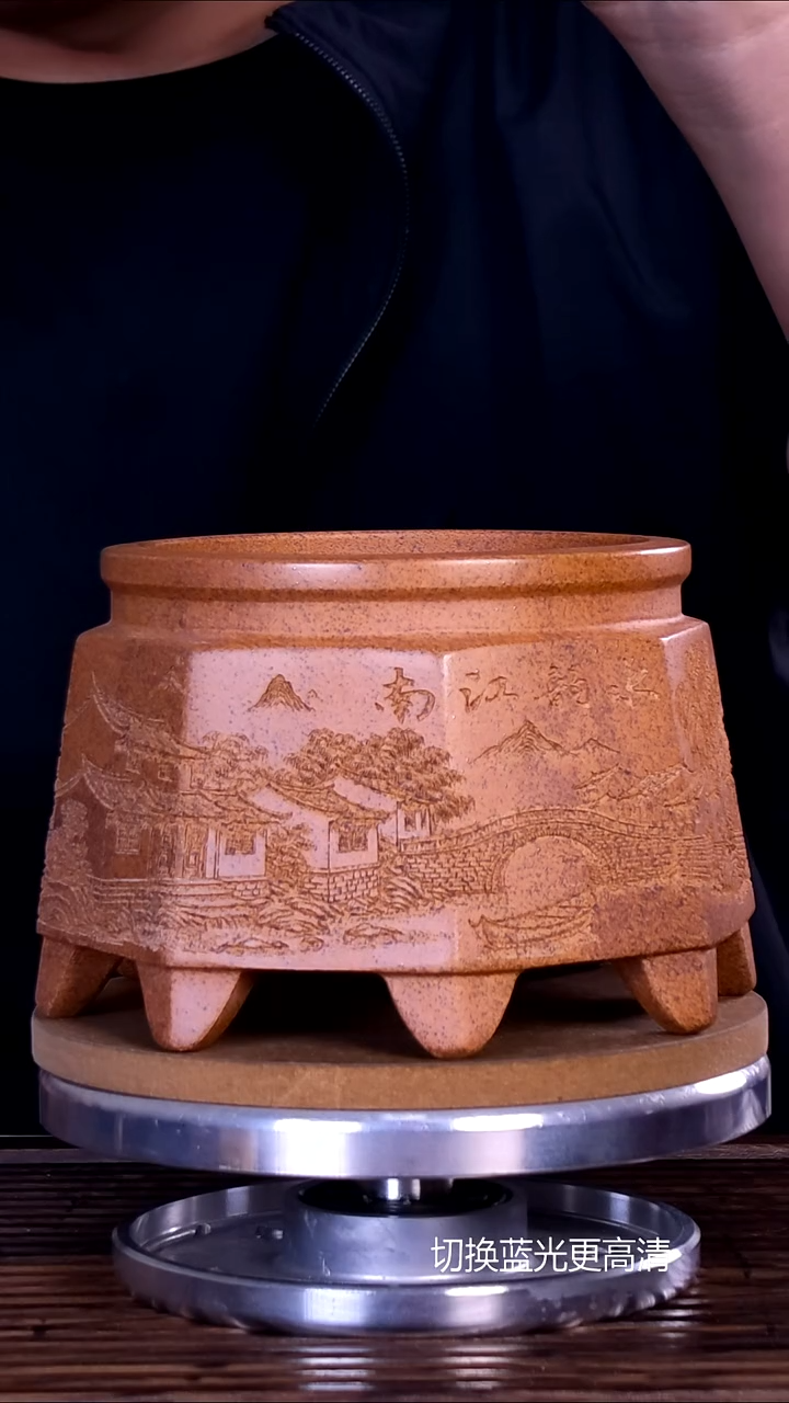 紫砂花盆紫砂花盆内口10-7