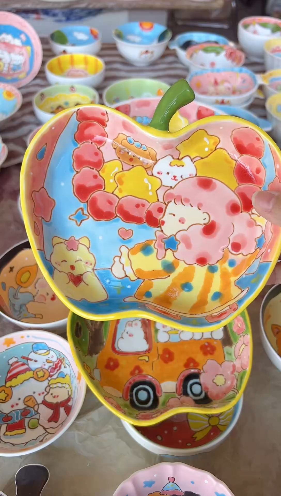 摆件陶不****?景德镇陶瓷手绘微瑕