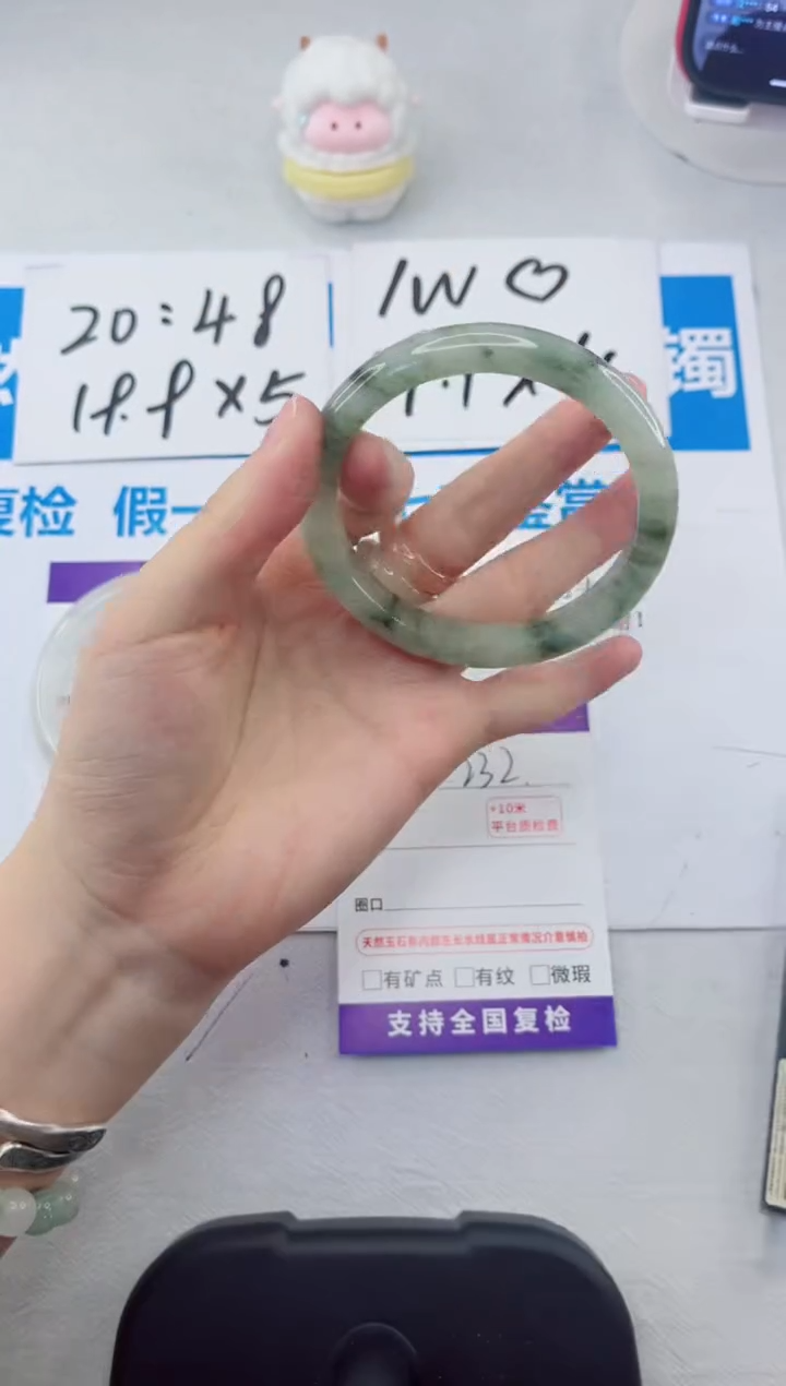 【闪购商品】石英质玉手镯合金232-54.9