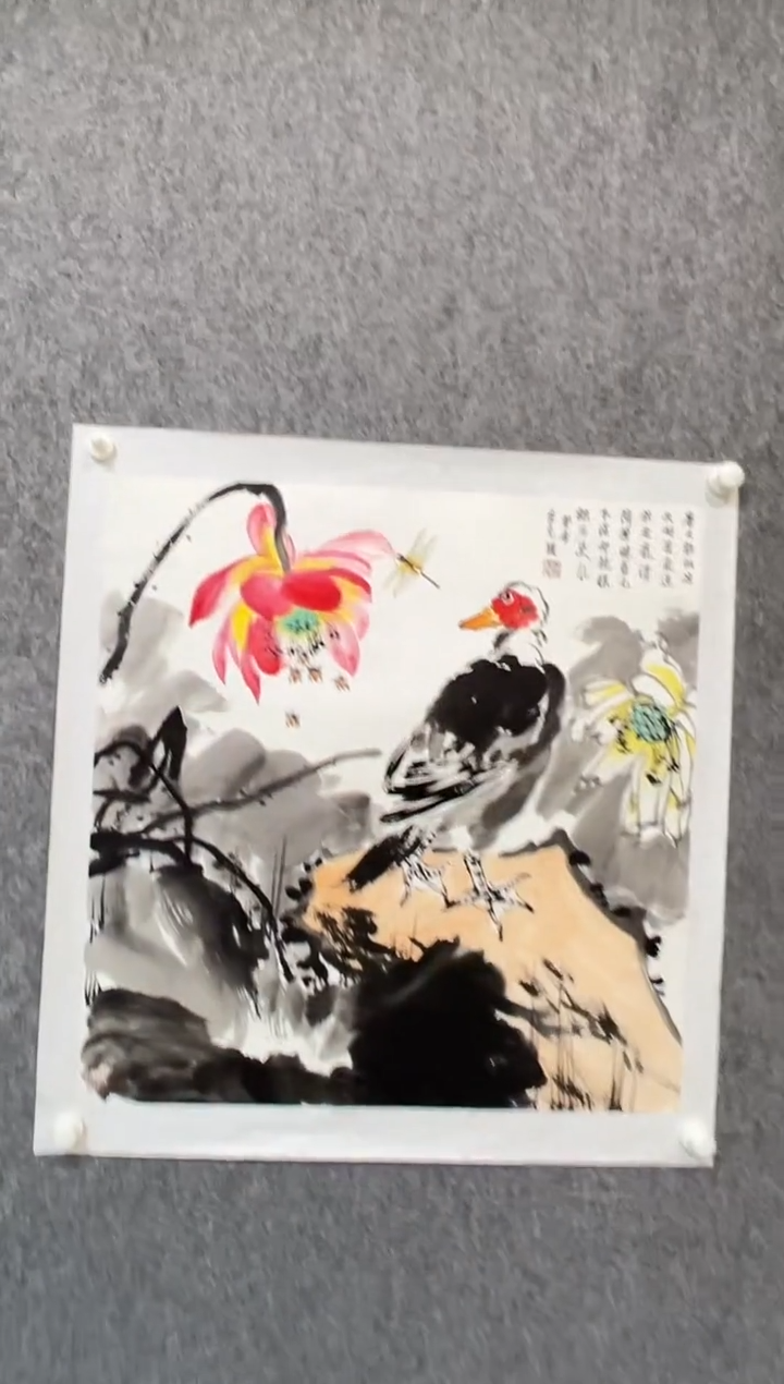 【闪购商品】绘画李克瑛-4平尺-花鸟yz