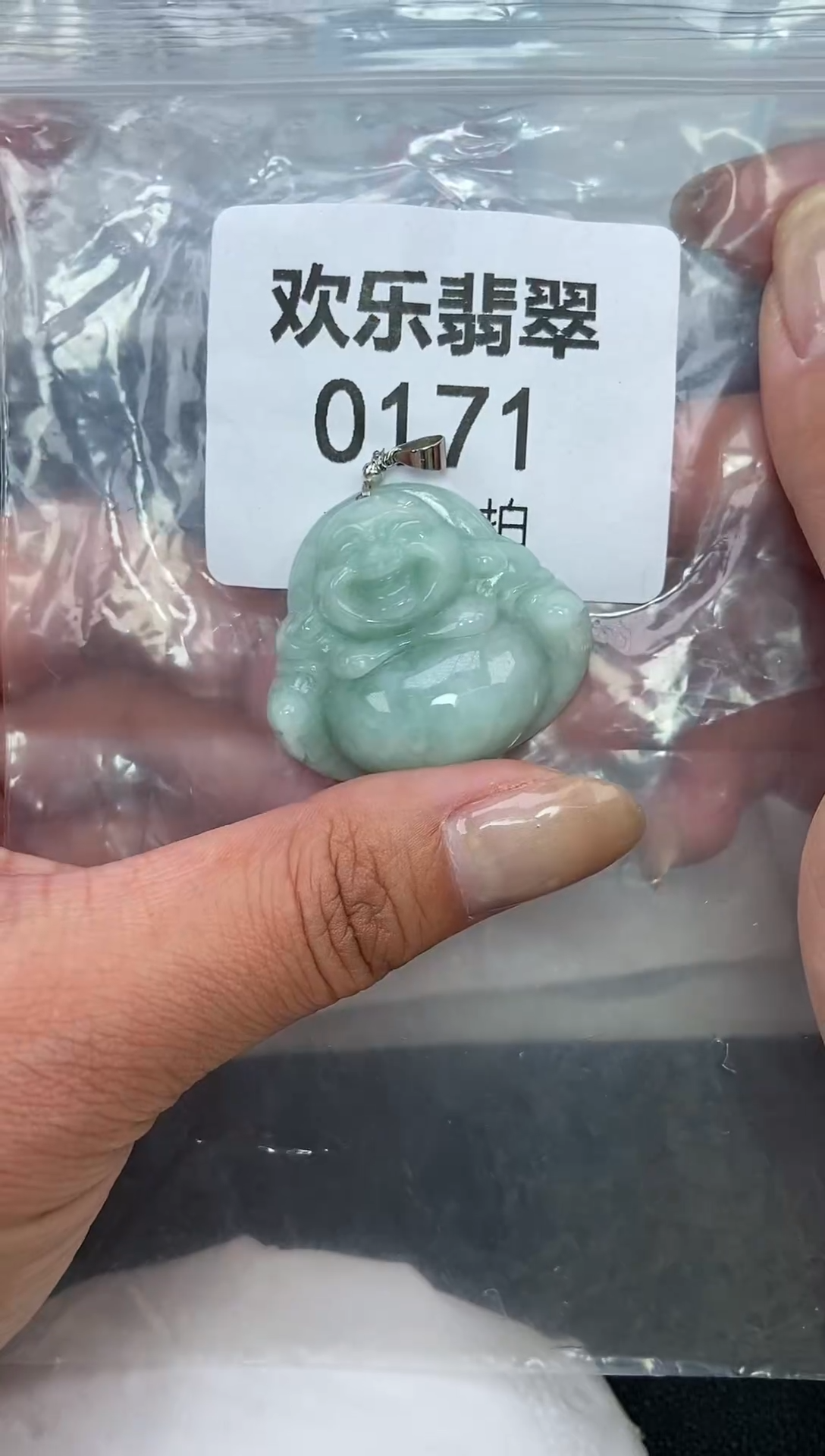 颈饰未镶嵌翡翠缅甸天然翡翠0171