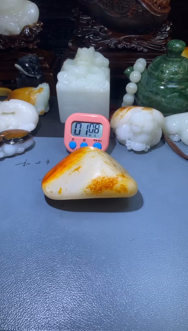 未镶嵌和田玉摆件林****，和田玉