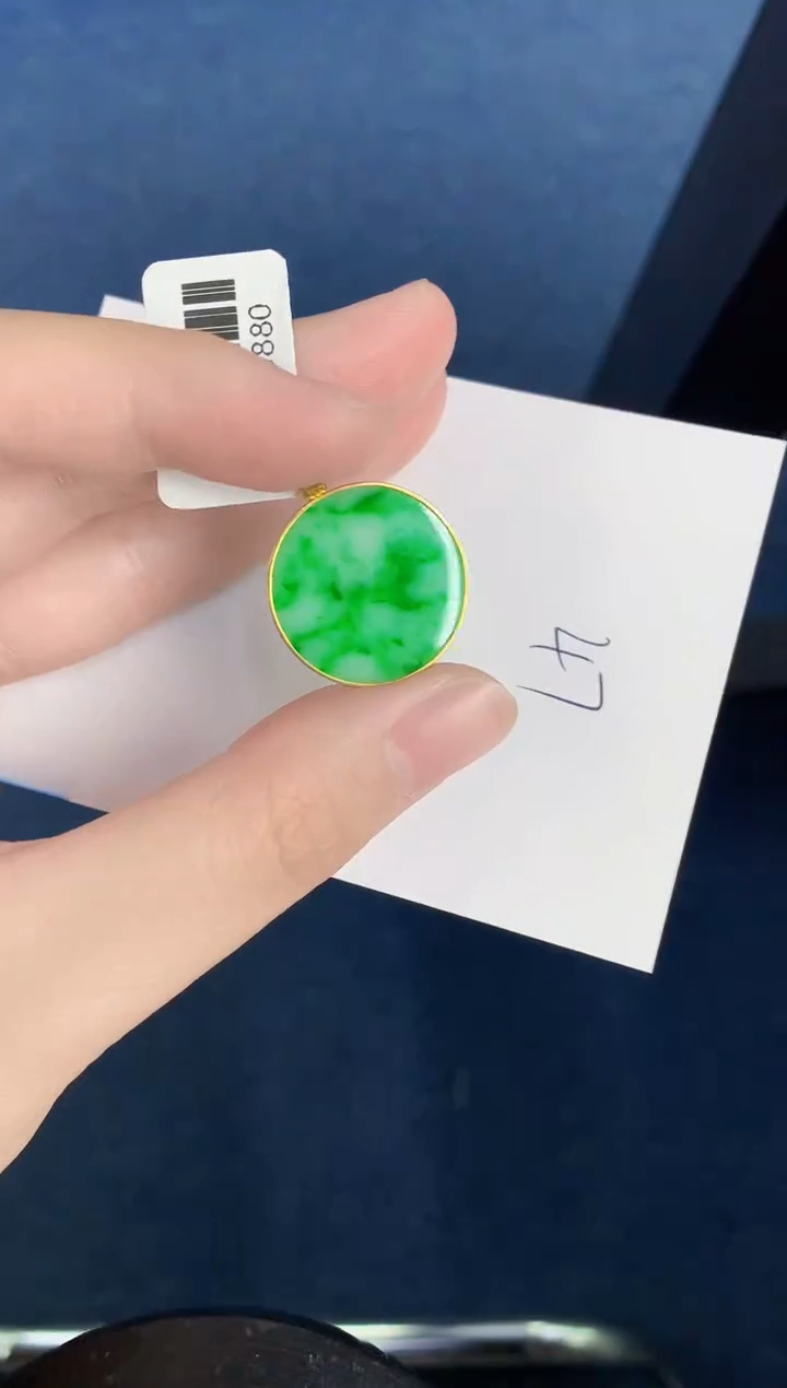 【闪购商品】翡翠颈饰18K金镶嵌000000000