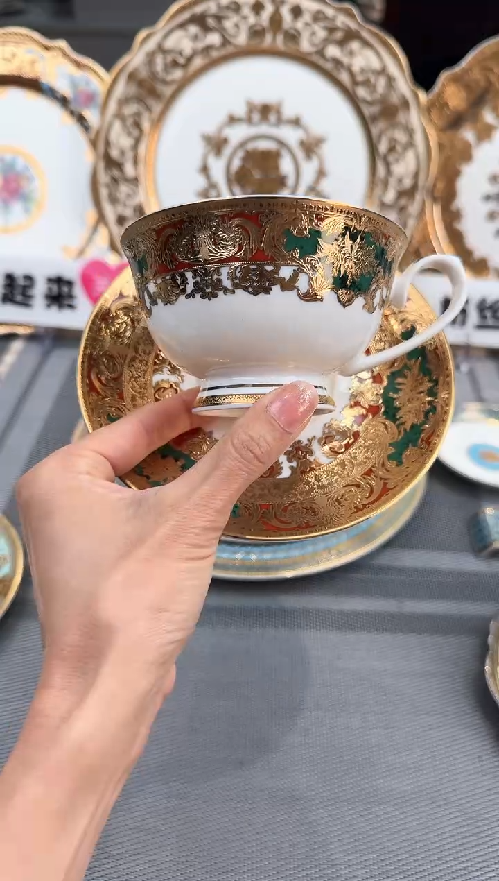 【闪购商品】瓷片一杯一碟春节活动价