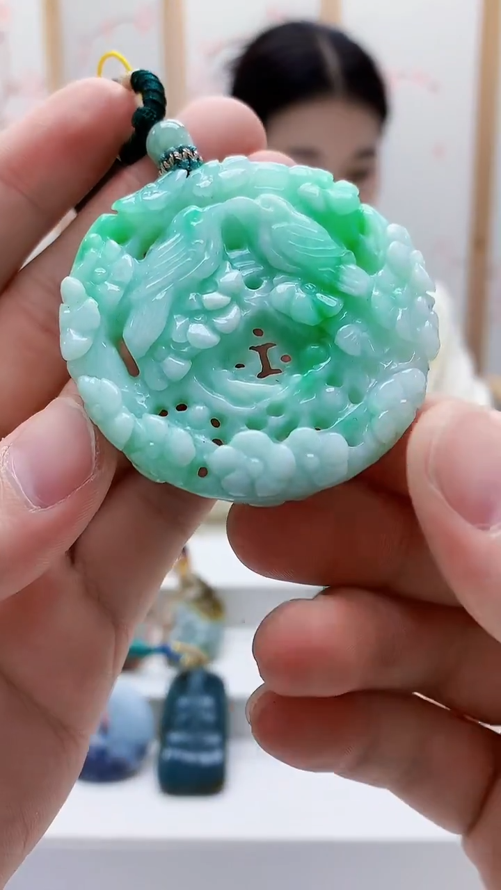 未镶嵌定制翡翠4812bb-毛货挂件65