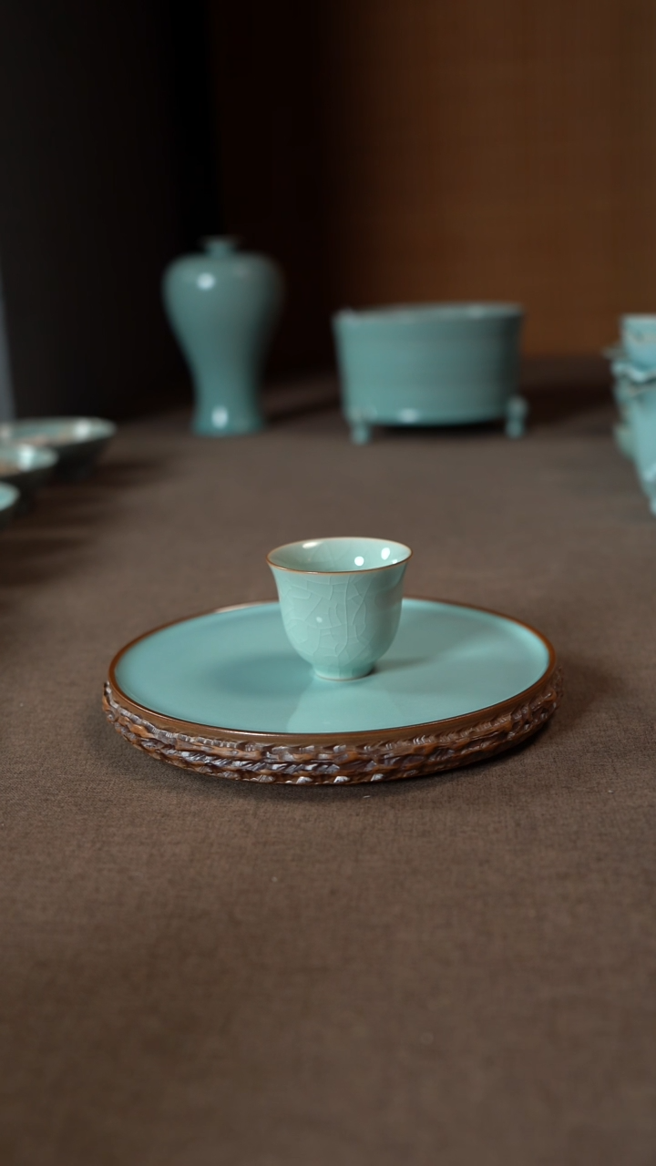 【闪购商品】汝瓷主人杯碗壶瓶樽洗