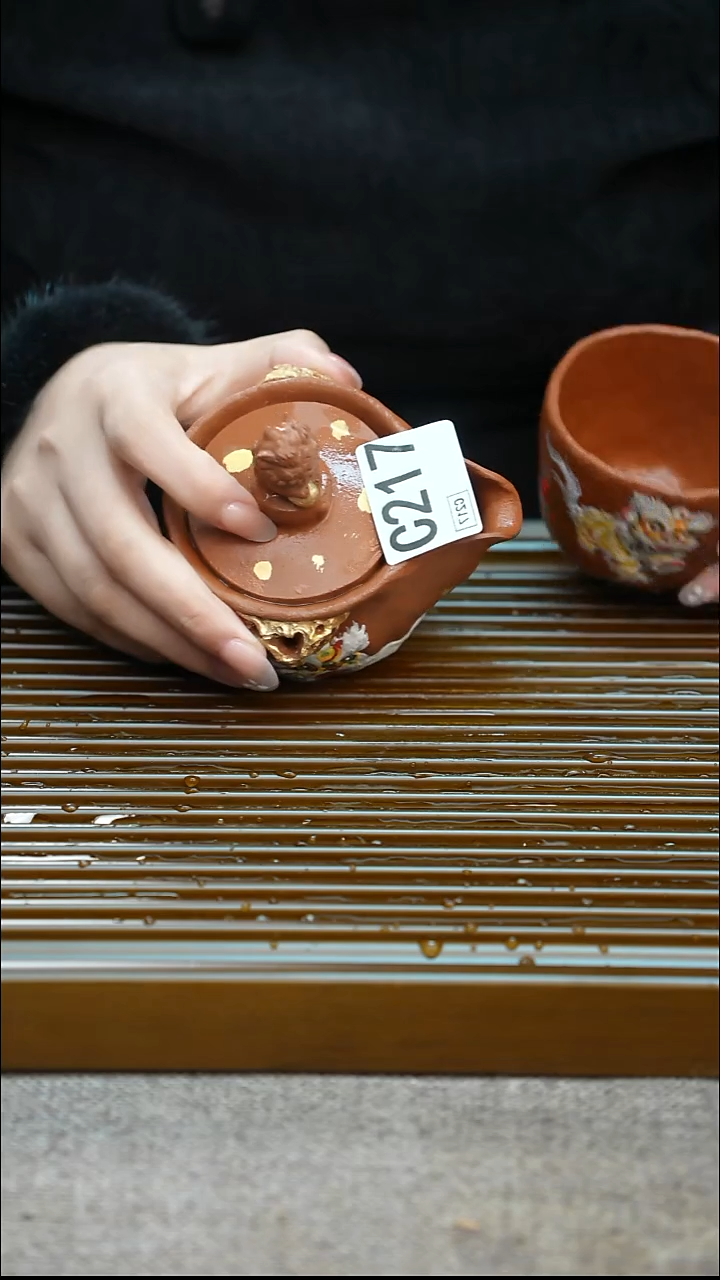 手工粗陶茶具每只不一样