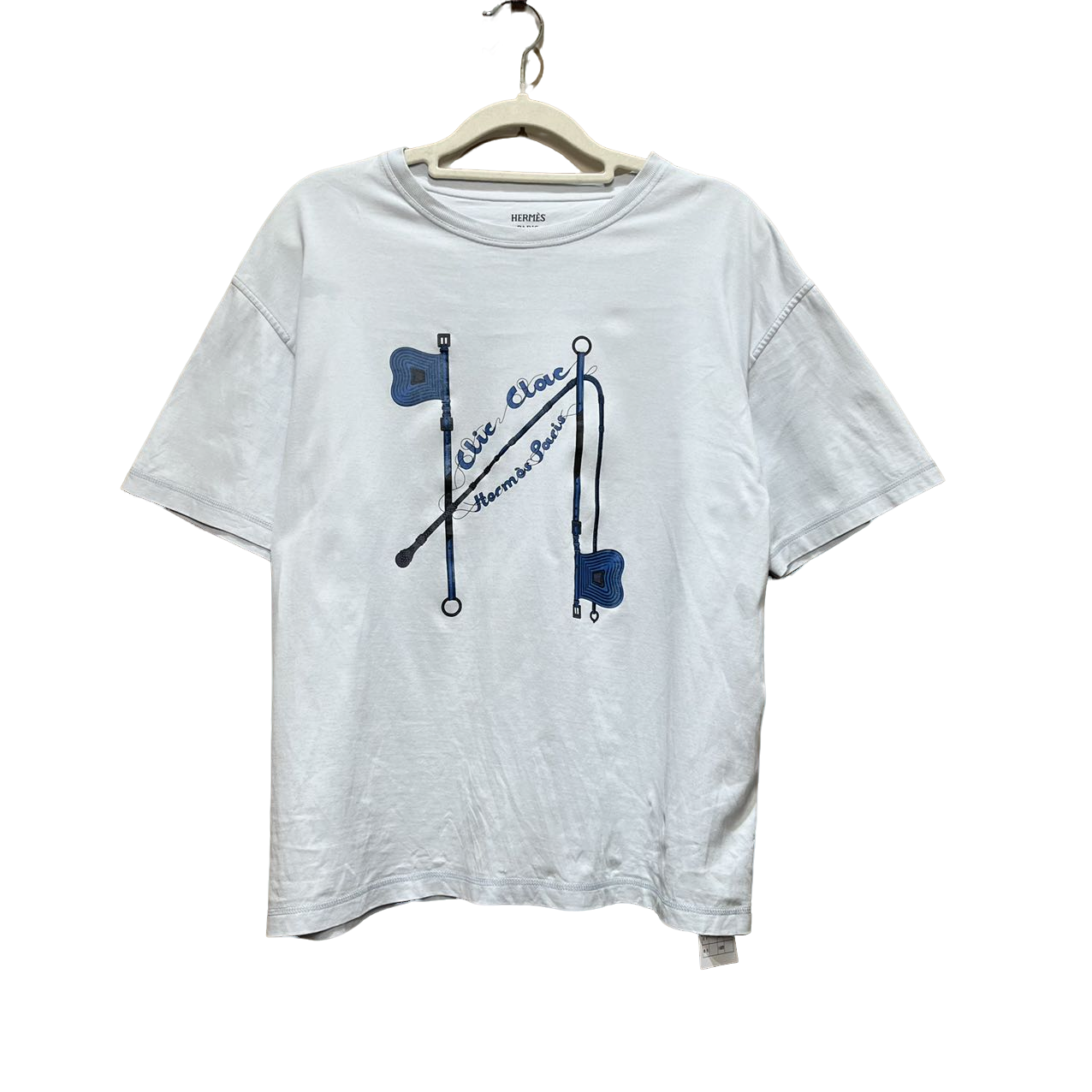 99新 Hermes/爱马仕 蔚蓝/短袖/38码/LZ1010F999