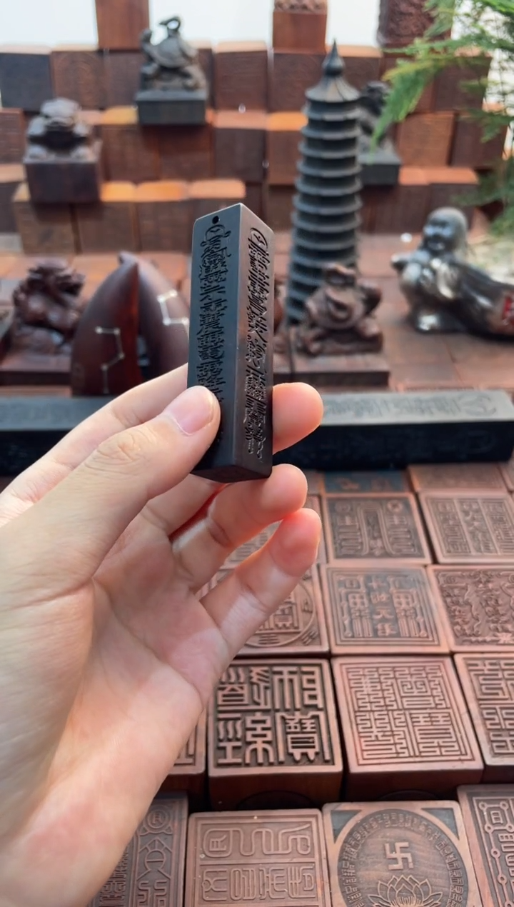 枣木玉化小天蓬尺吊坠