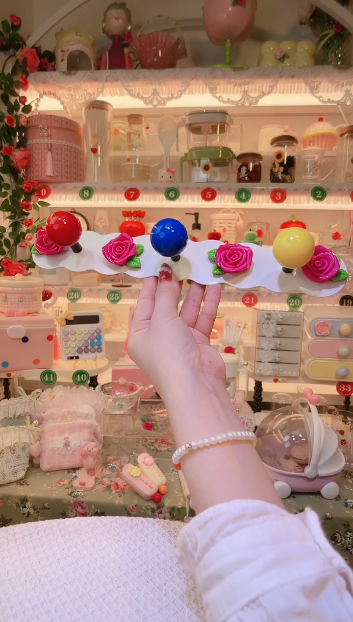 玫瑰花排钩——手工制作品质好！