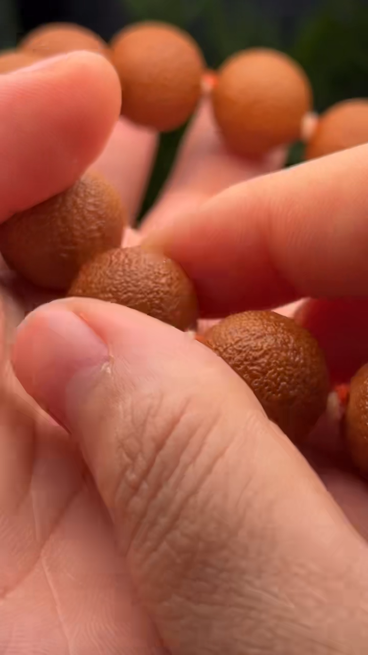 【闪购商品】橄榄核手串/手链橄榄核雕橘皮纹