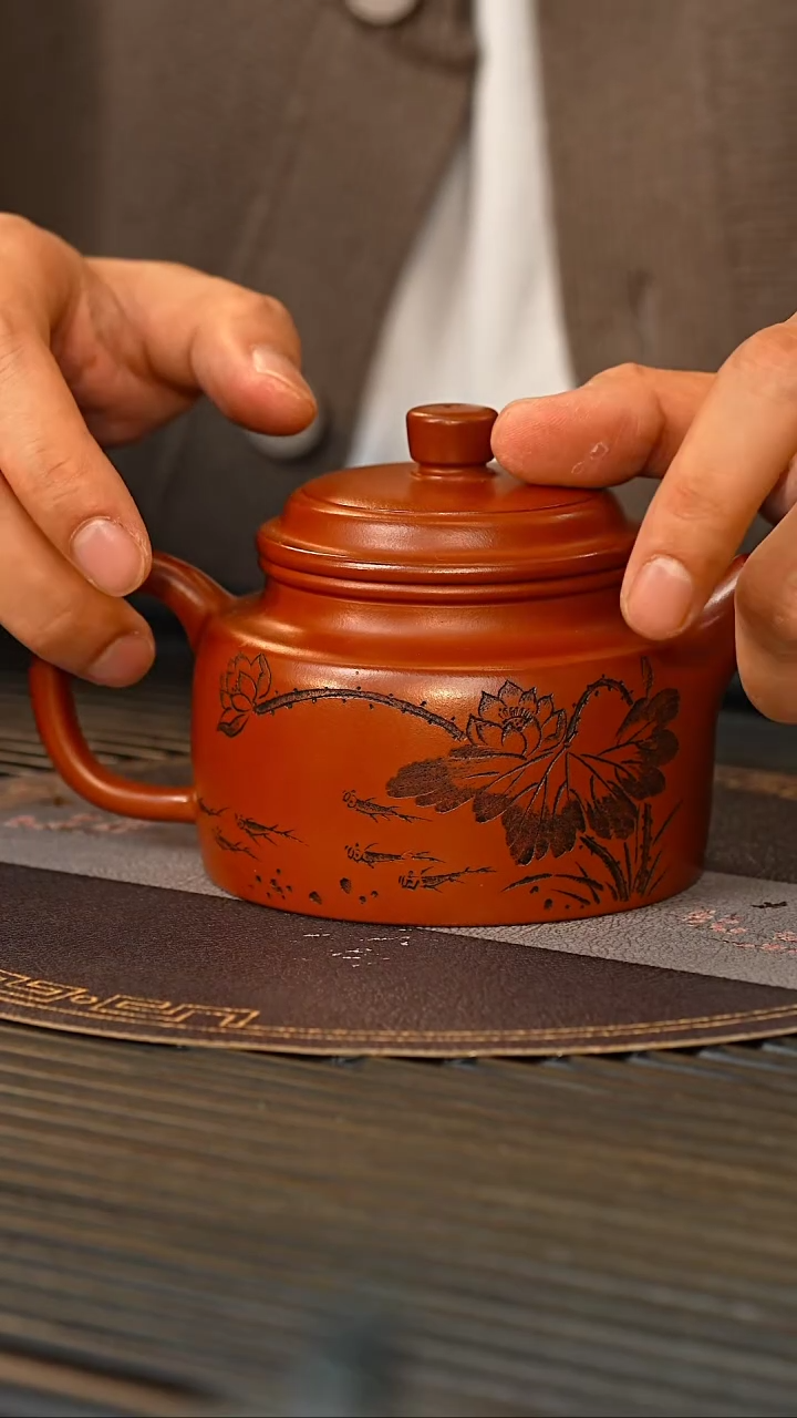 【闪购商品】紫砂茶壶CLQ 红泥 德钟壶 