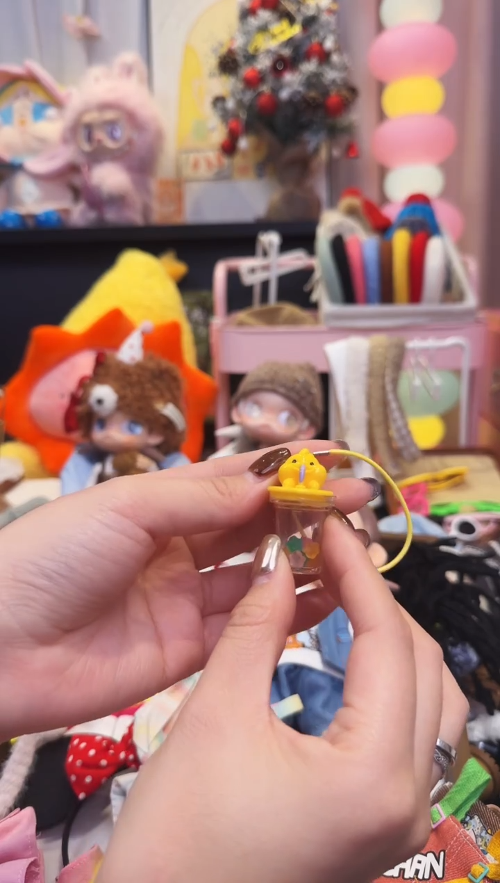 黄色小杯子斜挎嘎子姐配饰